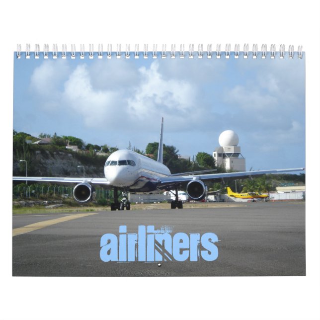 Passagierflugzeug-Kalender Kalender (Titelbild)