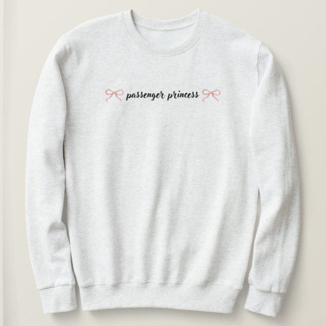 Passagierprincess Sweatshirt (Design vorne)