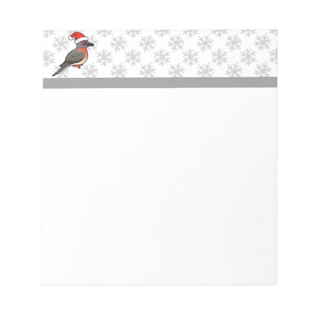 Passagiertaube Santa Notizblock (Vorderseite)