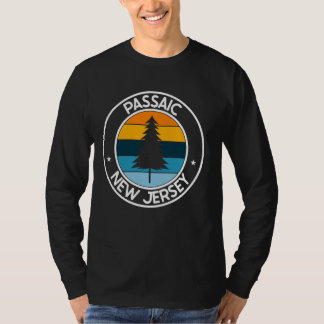 Passaic New Jersey NJ USA City Pride Retro Sunset T-Shirt