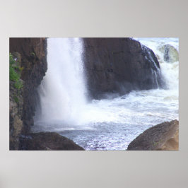 Passaiisches Wasserfall-Poster Poster