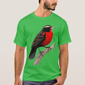 Pássaro peito-vermelho-grande (Sturnella defilipp) T-Shirt