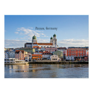 Passau, Deutschland Stadtbild Fotografie Poster