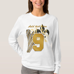 Passe deinen Text an, fleur de lis T-Shirt