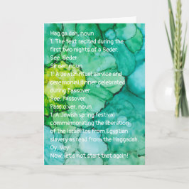 Pässe Funny definieren Haggada Karte