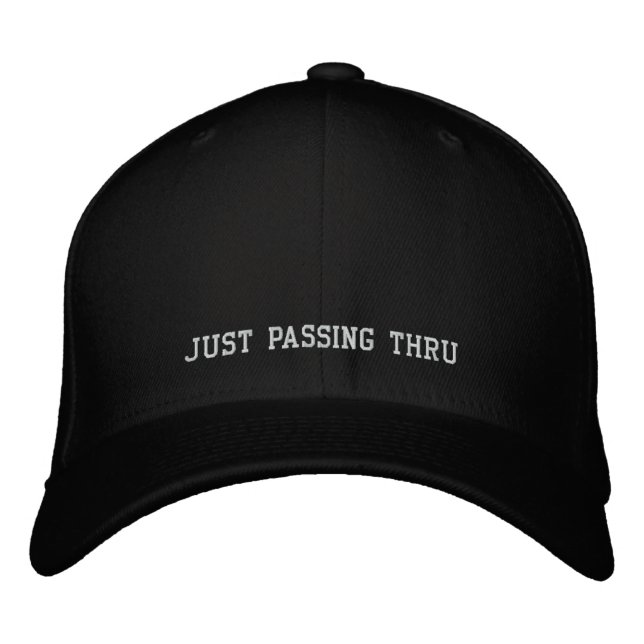 PASSEN - HAT BESTICKTE BASEBALLKAPPE (Vorderseite)