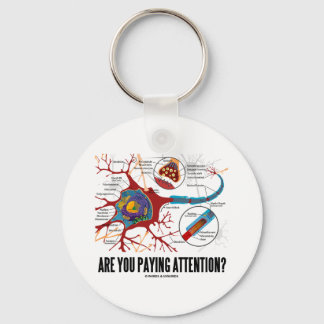 Passen Sie auf? (Neuron Synapse Spaß) Schlüsselanhänger