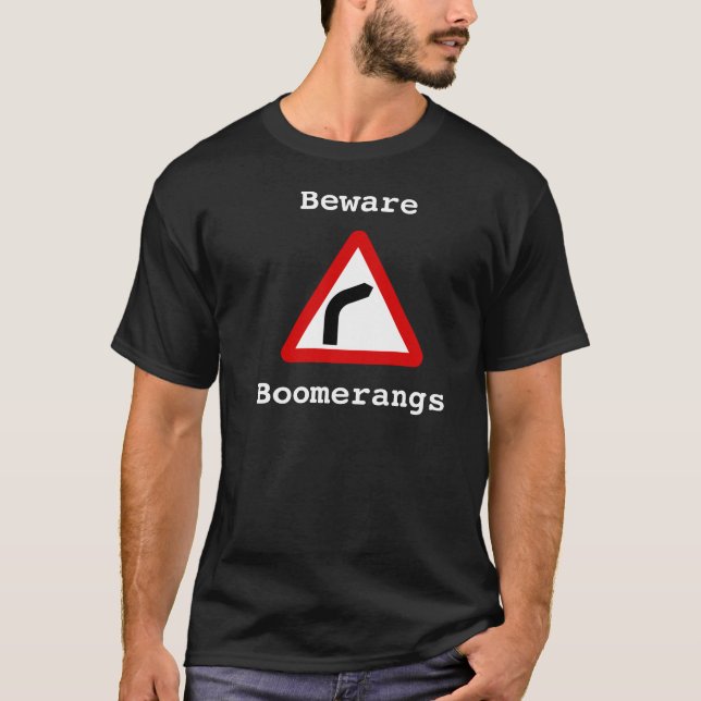 Passen Sie - Bumerangs auf T-Shirt (Vorderseite)