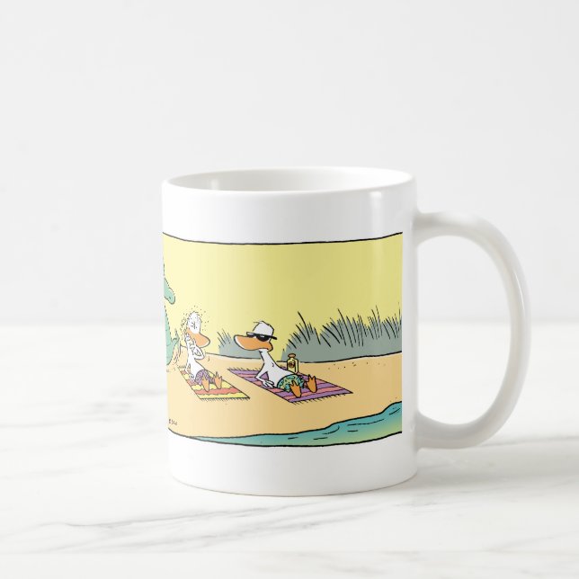 Passen Sie Croc von der lustigen Cartoon-Tasse auf Tasse (Rechts)