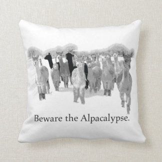 Passen Sie das Alpacalypse - lustiges Kissen