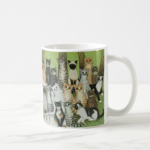 Passen Sie den Piepmatz auf Tasse