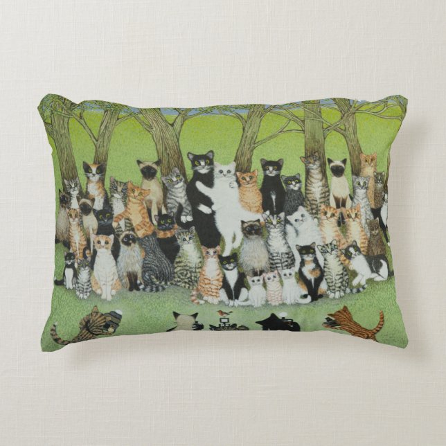 Passen Sie den Piepmatz auf Zierkissen (Vorderseite)