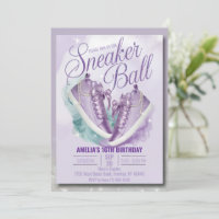 Passen Sie den Sweet Lavender Birthday Sneaker Bal