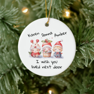 Passen Sie die besten Freunde an, die ich Ihnen al Keramik Ornament