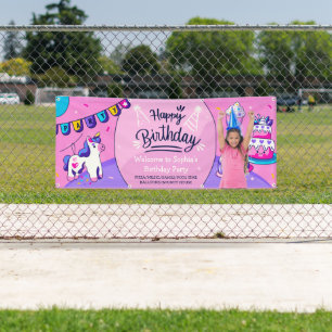 Passen Sie die Geburtstagsparty von Hispanic Girl Banner