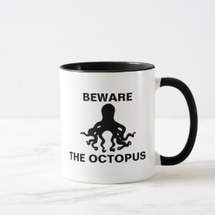 Passen Sie die Kraken-Tasse auf Tasse