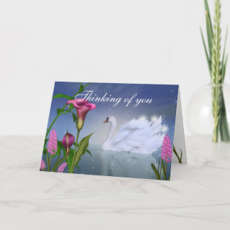 Passen Sie diese schöne Swan-Grußkarte an Karte