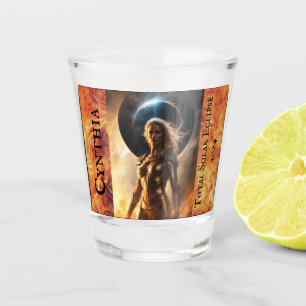 Passen Sie dieses Souvinier-Glas mit dem Empfänger Schnapsglas