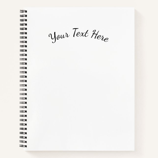 Passen Sie es an! Notizbuch (Vorderseite)