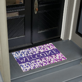 Passen Sie es an! WELCOME Night Desert Saguaro Cac Fußmatte