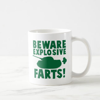 Passen Sie EXPLOSIVE FURZEN auf! Tasse
