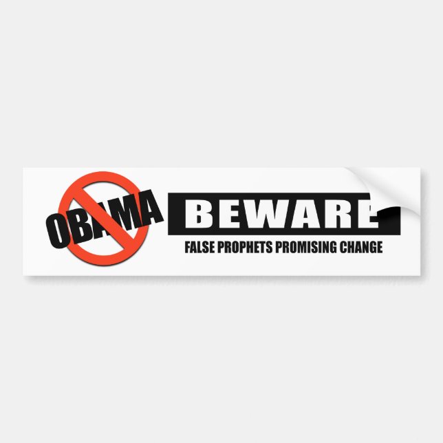 PASSEN SIE - FALSCHE PROPHETE AUF AUTOAUFKLEBER (Vorne)