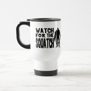 Passen Sie für das SQUATCH auf! Reisebecher