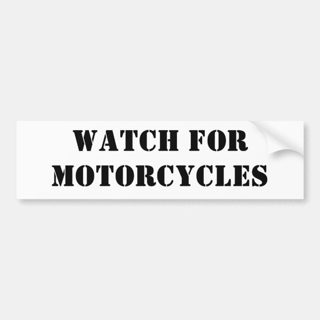 passen Sie für Motorräder auf Autoaufkleber (Vorne)