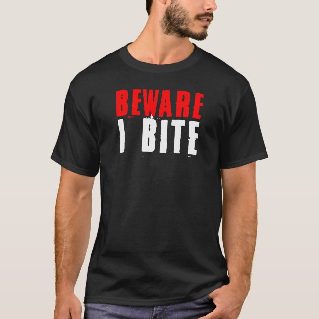 Passen Sie i-Biss Halloween auf T-Shirt (Vorderseite)
