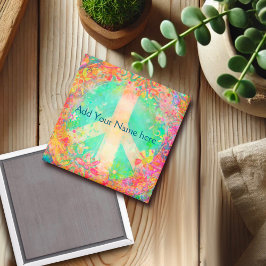 Passen Sie Ihr eigenes Friedenszeichen Hübschen Bl Magnet