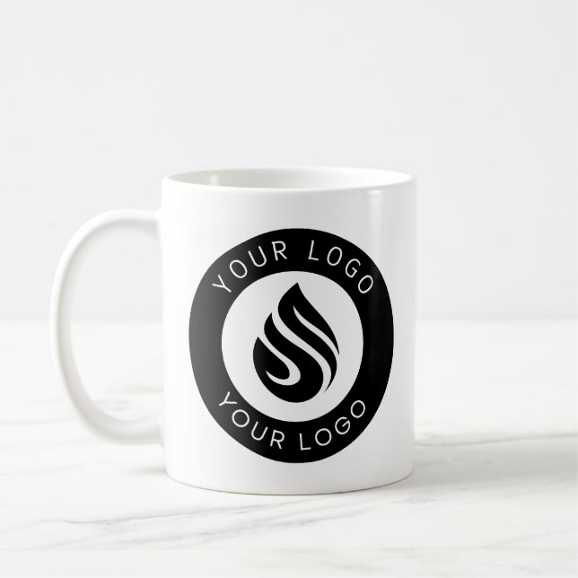 Passen Sie Ihr Geschäft-Logo an oder anpassen Kaffeetasse (Links)