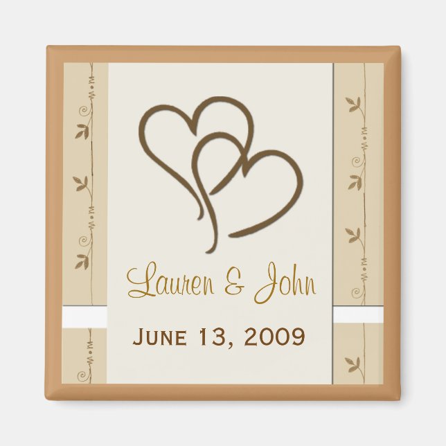 Passen Sie Ihre eigenen Save the Date an... Magnet (Vorne)