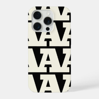 Passen Sie Ihren Buchstaben an, fettes Monogramm-M iPhone 15 Pro Hülle