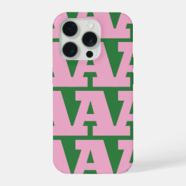 Passen Sie Ihren Buchstaben an, fettes Monogramm-M iPhone 15 Pro Hülle