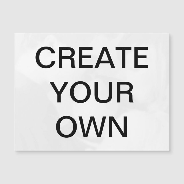 Passen Sie Ihren eigenen Magneten an Magnetkarte (Vorderseite)