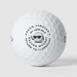 Passen Sie Ihren Namen Golf Fairway Hazard Magnet  Golfball