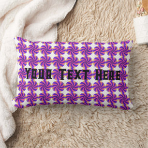 Passen Sie Ihren Text hier Süßigkeiten Bild an Lendenkissen