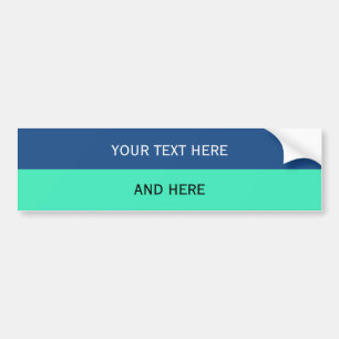 Passen Sie Ihren Text, Ihr Bild und den Hintergrun Autoaufkleber