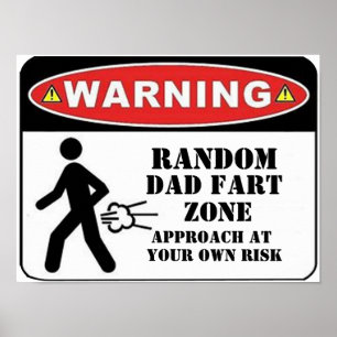 Passen Sie lustige Furz Witz Vater Vater Deinen Te Poster