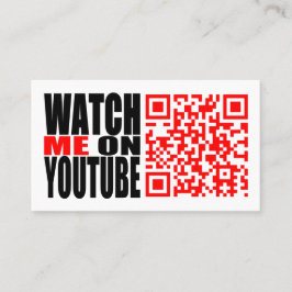 Passen Sie mich auf YouTube | auf, die modern sind Visitenkarte