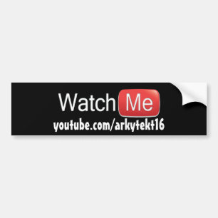 Passen Sie mich auf YouTube auf (grundlegend) Autoaufkleber