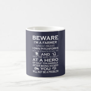 Passen Sie mich sind ein Bauer auf Tasse