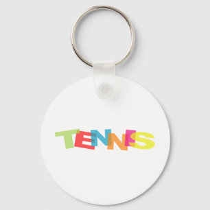 Passen Sie sich Ihre Tennisgeschenke an Schlüsselanhänger