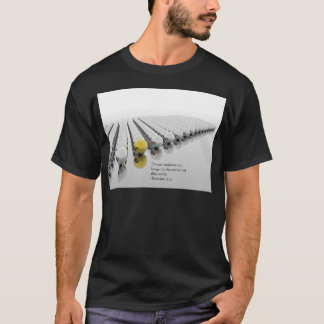 Passen Sie sich nicht an T-Shirt