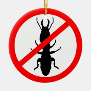 Passen Sie Termiten auf Keramik Ornament