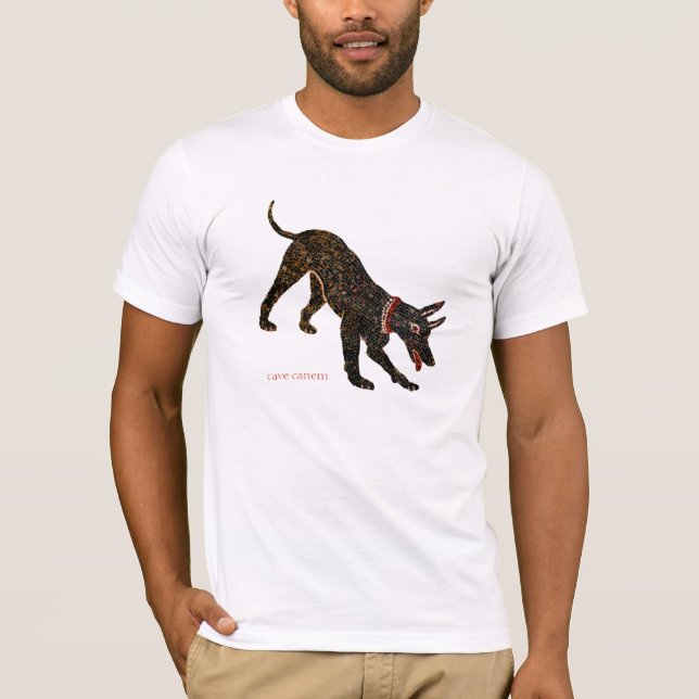 Passen Sie vom Hundehöhle Canem Pompeji T-Shirt (Vorderseite)