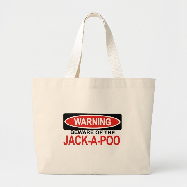 Passen Sie vom Jack-EIn-Poo auf Jumbo Stoffbeutel (Vorne)