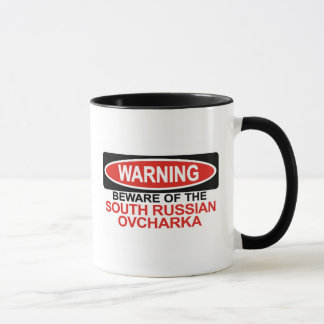 Passen Sie vom Südrussen Ovcharka auf Tasse