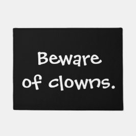 Passen Sie von den Clowns auf Fußmatte