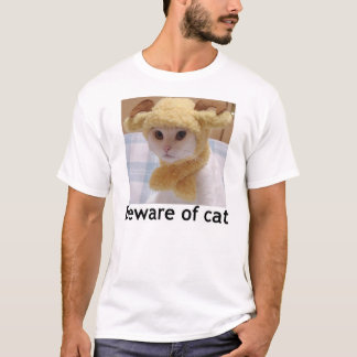 Passen Sie von der Katze auf T-Shirt